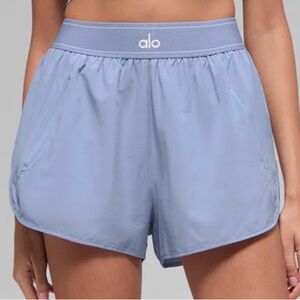 ALO Yoga Light Blue Athletic Shorts